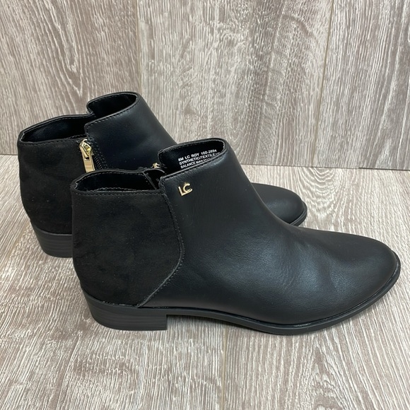 NWT Liz Claiborne Black Roycen Block Heel Bootie Ankle Boots 8M - Picture 3 of 16
